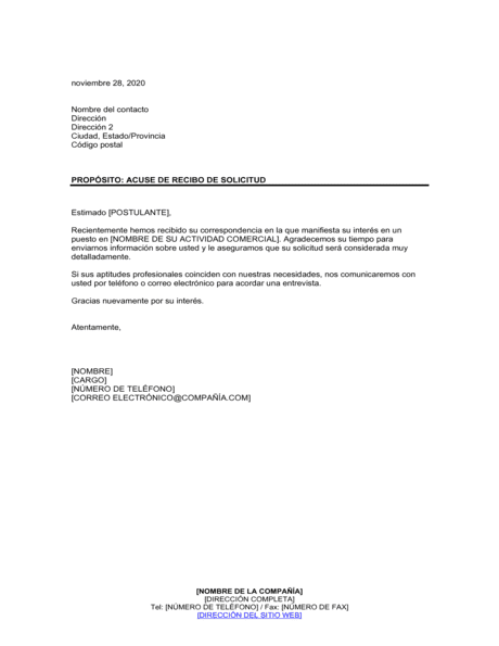 Aceptacion De Solicitud Modelos Y Ejemplo Biztree Com