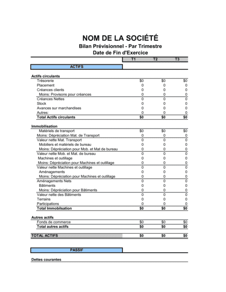 Bilan Trimestriel  Modèles & Exemples PDF  Biztree.com