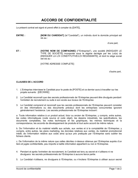 Exemple Accord Qvt 5473