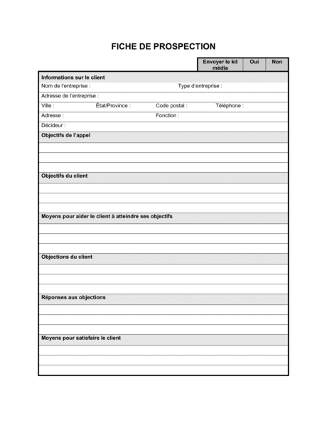 Fiche De Prospection Mod Les Exemples Pdf Biztree Com